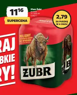 Netto Piwo Żubr 4 × 500 ml oferta