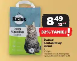 Netto Żwirek bentonitowy Kiciuś 5 l oferta