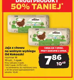 Netto Jaja z chowu na wolnym wybiegu Od Kokoszki oferta