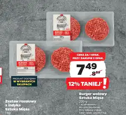 Netto Burger wołowy Sztuka Mięsa oferta