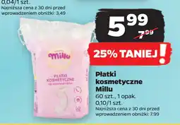 Netto Płatki kosmetyczne Millu oferta