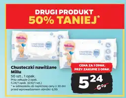 Netto Chusteczki nawilżane Millu oferta