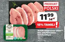 Netto Schab wieprzowy chów** bez antybiotyków Sztuka Mięsa oferta
