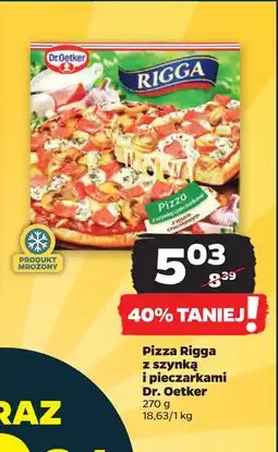 Netto Pizza Rigga z szynką i pieczarkami Dr. Oetker oferta