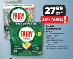 Netto Tabletki do zmywarki Fairy oferta