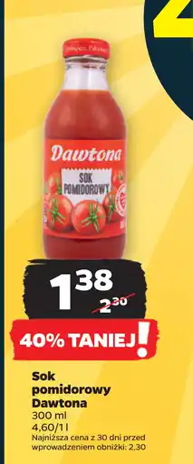 Netto Sok pomidorowy Dawtona oferta