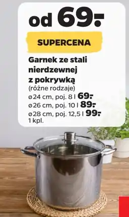 Netto Garnek ze stali nierdzewnej z pokrywką oferta