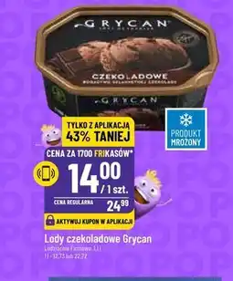 Polomarket Grycan Lody czekoladowe 1100 ml oferta