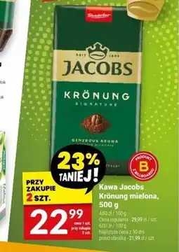 Twój Market Jacobs Krönung Kawa mielona 500 g oferta