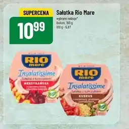 Polomarket Rio Mare Insalatissime Sałatka z tuńczykiem kuskus z ciecierzycą groszkiem i pomidorkami 160 g oferta