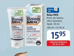 dm drogerie markt Balea MEN Krem do twarzy Ultra Sensitive 50 ml oferta