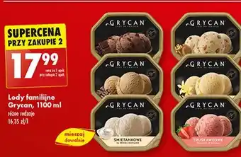 Biedronka Lody kawowe Grycan oferta