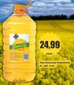 Olej Słoneczny Rzepakowy 5L, pak. 4 szt.