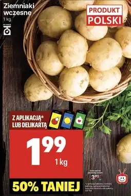 Delikatesy Centrum Ziemniaki wczesne 1 kg oferta