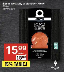 Delikatesy Centrum Łosoś wędzony w plastrach Mowi 100 g oferta