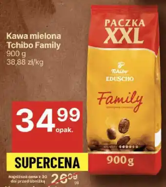 Delikatesy Centrum Kawa mielona Tchibo Family 900 g oferta