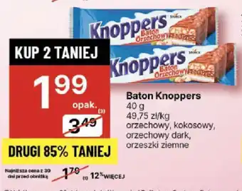 Delikatesy Centrum Baton Knoppers 40 g oferta
