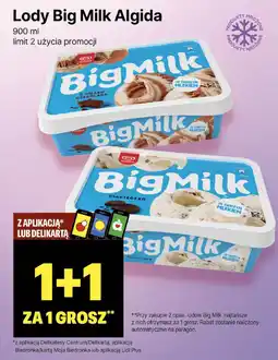 Delikatesy Centrum Lody Big Milk Algida 900 ml oferta