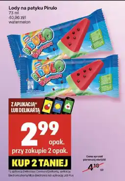 Delikatesy Centrum Lody na patyku Pirulo 73 ml oferta