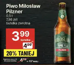 Delikatesy Centrum Piwo Miłosław Pilzner 0,5 l oferta
