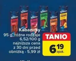 Carrefour Kabanosy 95 g oferta