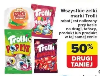 Carrefour Wszystkie żelki marki Trolli oferta