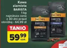 Carrefour Kawa ziarnista Jacobs Barista 1 kg oferta