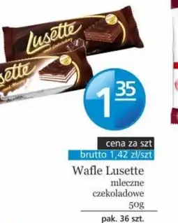 Wafe Lusete mleczne czekoladowe 50g