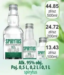 Spirytus 95% obj. 0,5 L, 0,2 L, 0,1 L