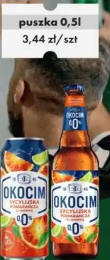 Okocim Sycylijska Pomarańcza 0,5l puszka