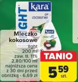 Carrefour Mleczko kokosowe 200ml oferta