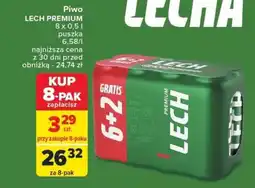 Carrefour Piwo LECH PREMIUM 8x0,5l oferta