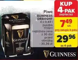 Carrefour Piwo GUINNESS DRAUGHT 4x0,44l oferta