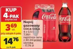 Carrefour Napój gazowany COCA-COLA 4x0,5l oferta