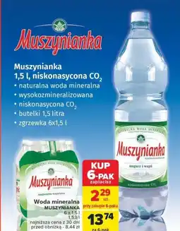 Carrefour Muszynianka niskonasycona CO 6x1,5l oferta
