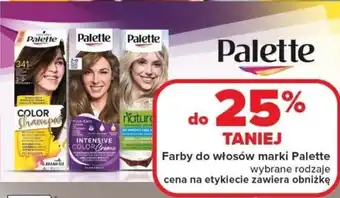 Carrefour Farby do włosów marki Palette oferta