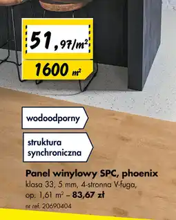 Panel winylowy SPC, phoenix m^2