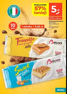 Dealz Ciastka snack latte Balconi oferta