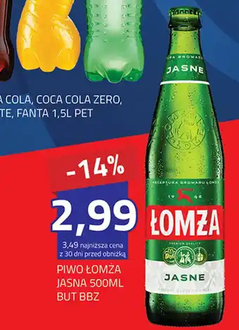 Hildebrandt PIWO ŁOMŻA JASNA 500 ML BUT BBZ oferta
