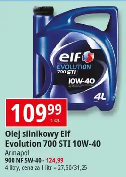 E.Leclerc Olej silnikowy Elf Evolution 700 STI 10W-40 Armapol oferta