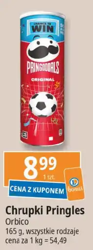 E.Leclerc Chrupki Pringles Orbico 165g oferta
