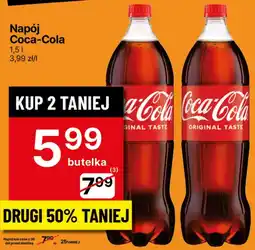 Delikatesy Centrum Napój Coca-Cola 1,5 L oferta
