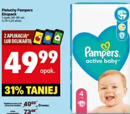 Delikatesy Centrum Pieluchy Pampers active baby  Ekopack oferta