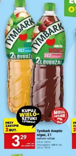 Twój Market Tymbark Aseptic n/gaz, 2 l oferta
