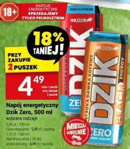 Twój Market Napój energetyczny Dzik Zero 500 ml oferta