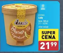 ALDI Lody banan z kajmakiem Eccolo oferta