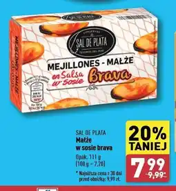 ALDI Małże w salsie brava Sal de plata oferta