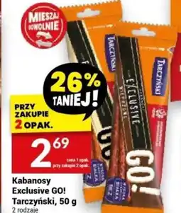 Twój Market Kabanosy Exclusive GO! Tarczyński, 50g oferta
