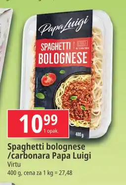 E.Leclerc Spaghetti bolognese Papa luigi oferta