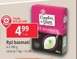 E.Leclerc Ryż basmati Wiodąca marka comptoir de grain oferta